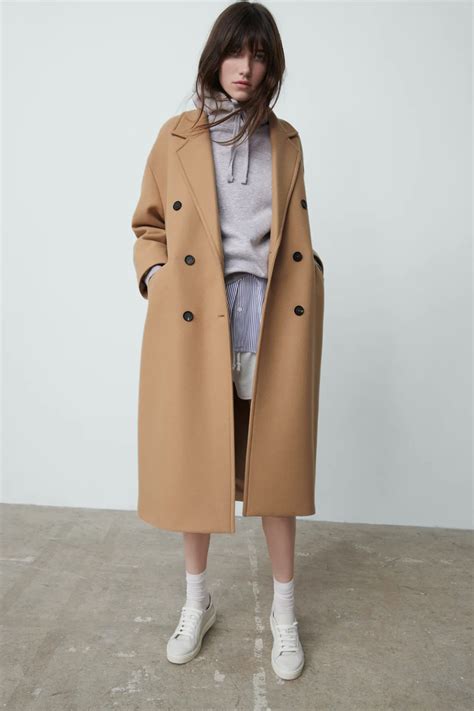 zara oversized wool coat.